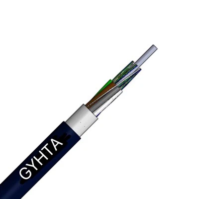 Cavo ottico con guaina incollata con nastro di alluminio semisecco